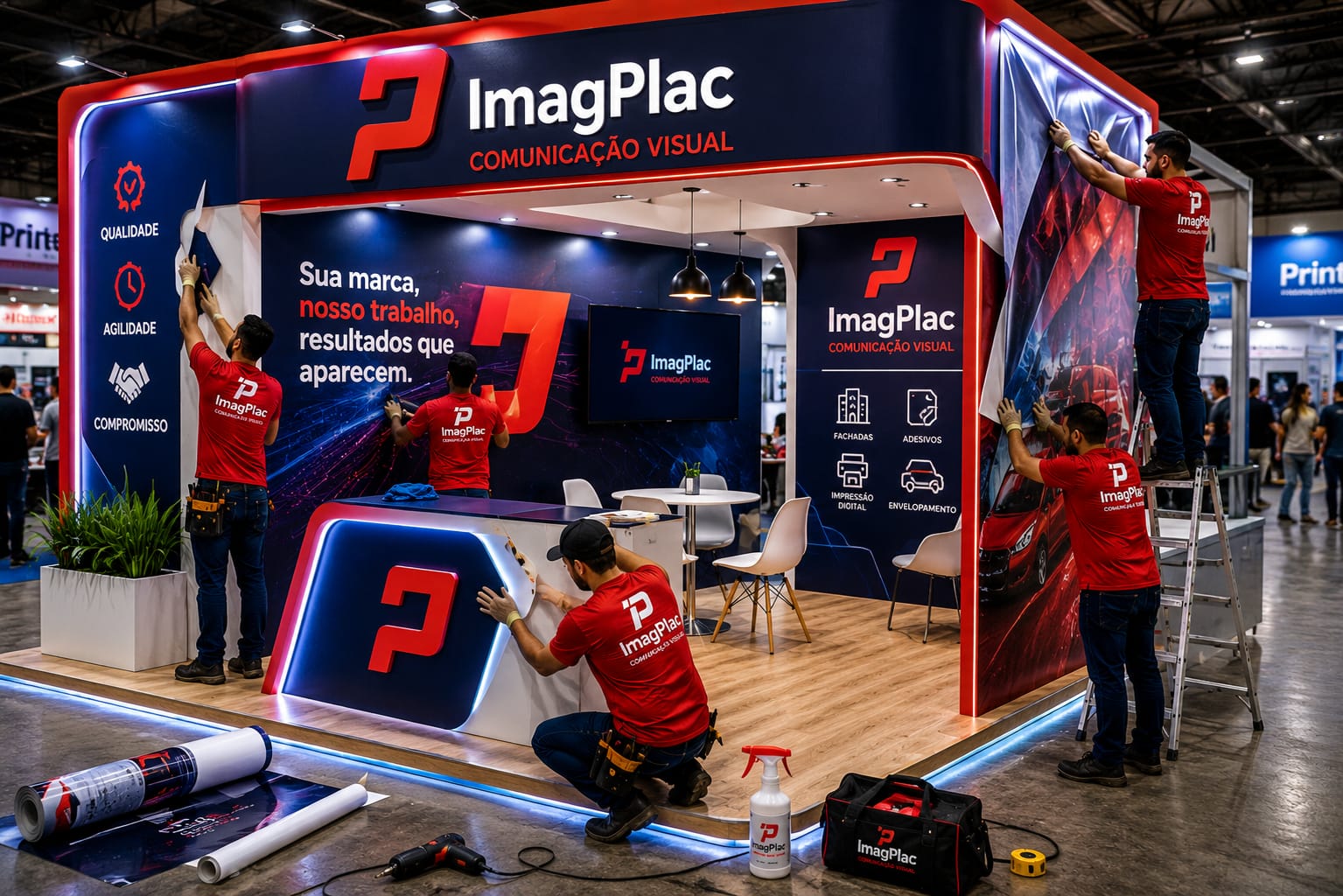 Adesivação de Stand-Adesivos para Stand / Feiras / Eventos em são paulo 2026