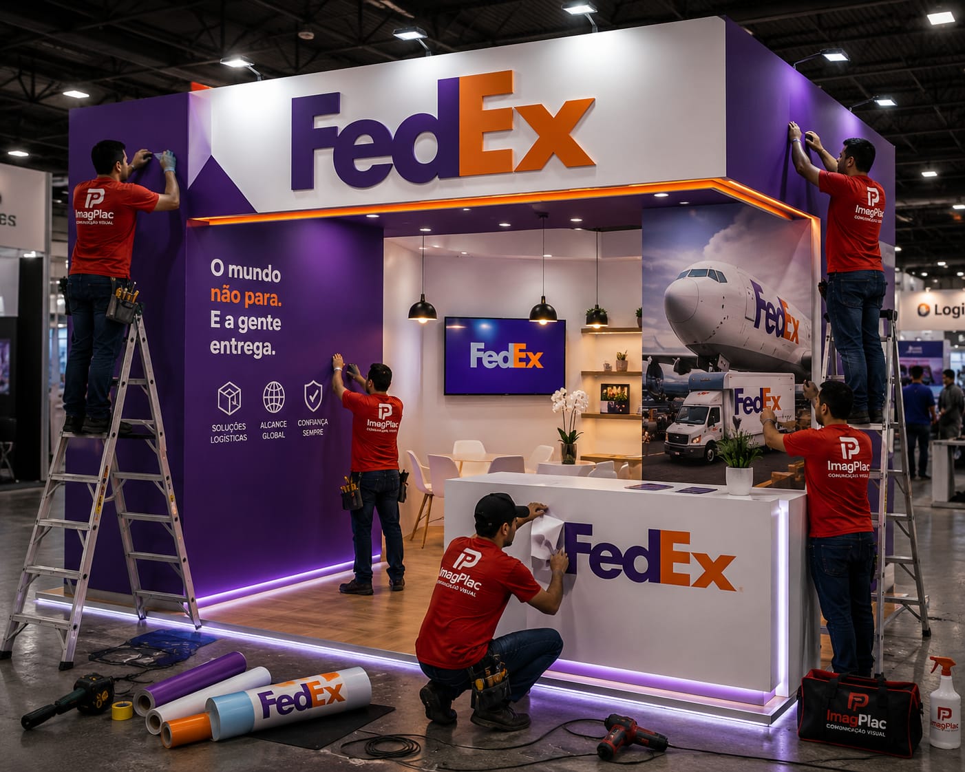 Adesivação de Stand-Adesivos para Stand / Feiras / Eventos em são paulo 2026